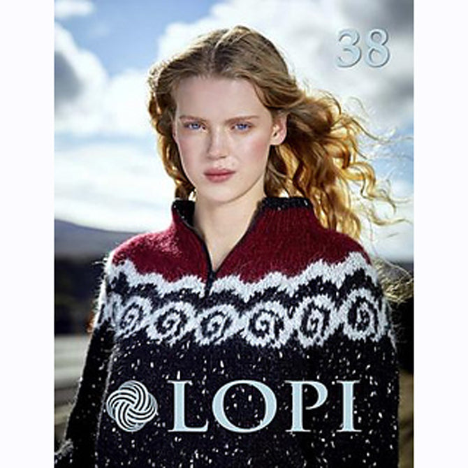 Lopi Book 38 Cardigan Knitting Pattern