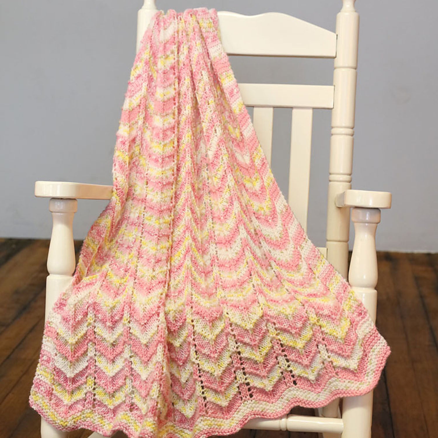 Plymouth Yarn Baby Throws Blanket Knitting Pattern