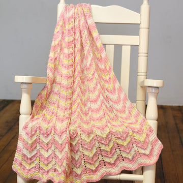 Plymouth Yarn Baby Throws Blanket Knitting Pattern
