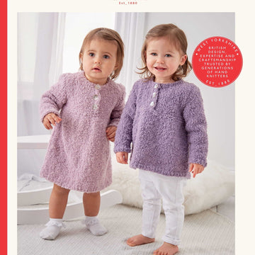 Sirdar 5312 Pullover and Dress in Snuggly Bouclette PDF
