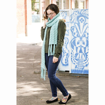 Valley Yarns Ziggy Scarf Knitting Pattern