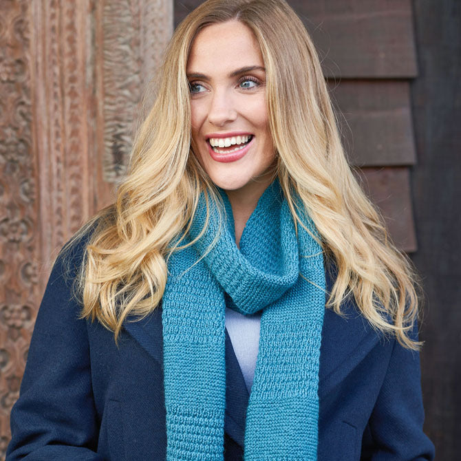 Rowan Manua Scarf Wrap Knitting Pattern