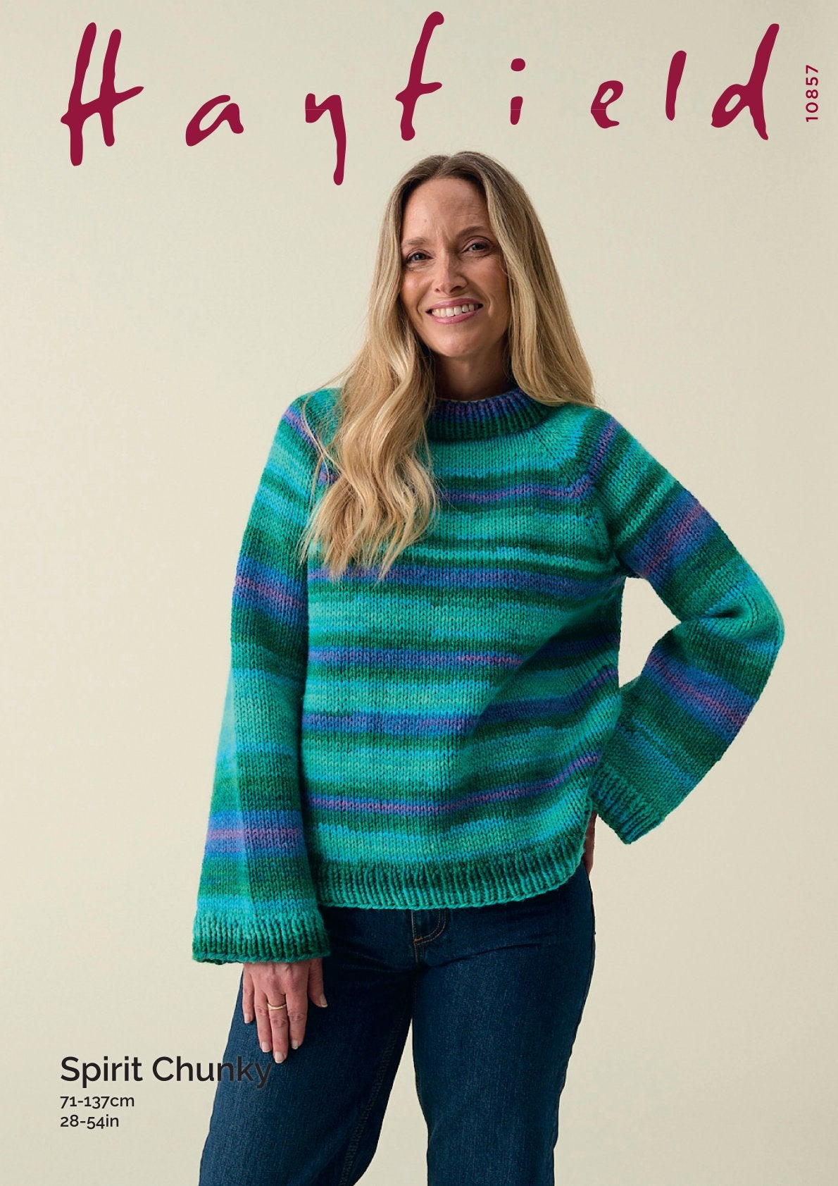 Circular Raglan Sweater Jumper Knitting Pattern