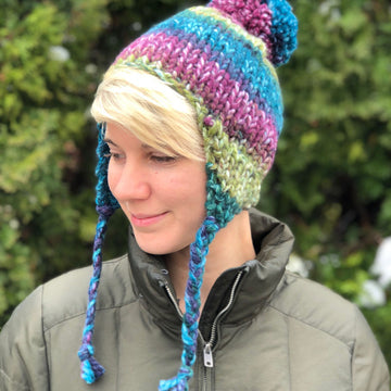 Earflap Hat Knitting Pattern