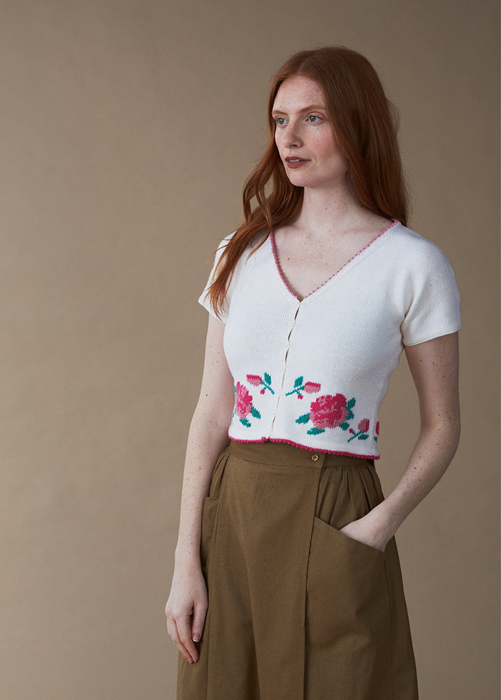 Debbie Bliss Flora Cardigan Knitting Pattern