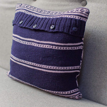 MillaMia Sweet Heart Cushion Cover Knitting Pattern