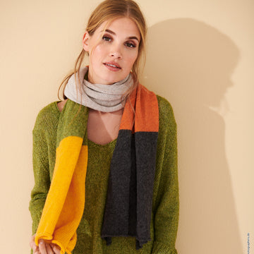 Lana Grossa 19 Scarf Knitting Pattern
