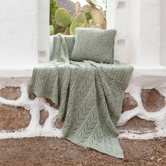 Lana Grossa Blanket Knitting Pattern