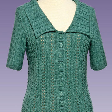 Double Eyelet Cardigan - #176