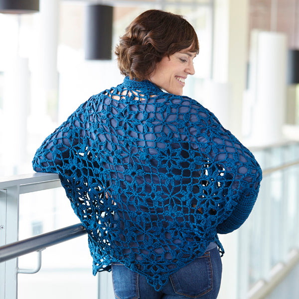 Valley Yarns WEBS DIR Crocheted Goshen Jacket Pattern
