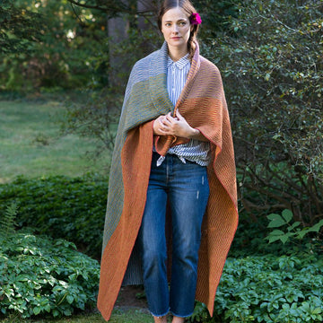 Farm-to-Skein Colorwork Throw
