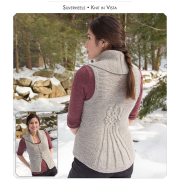 Classic Elite Yarns Silverheels Vest Knitting Pattern