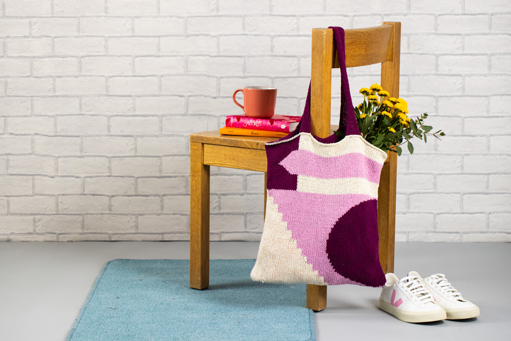 Paintbox Yarns Hanna Tote Bag Knitting Pattern