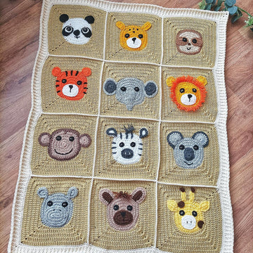 Jungle Baby Blanket