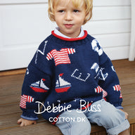Debbie Bliss Nautical Sweater Knitting Pattern