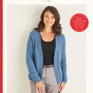 Sirdar Lacy Open Cardigan Knitting Pattern