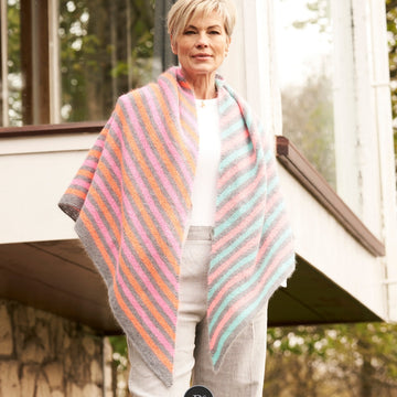 Electron Shawl Wrap Knitting Pattern