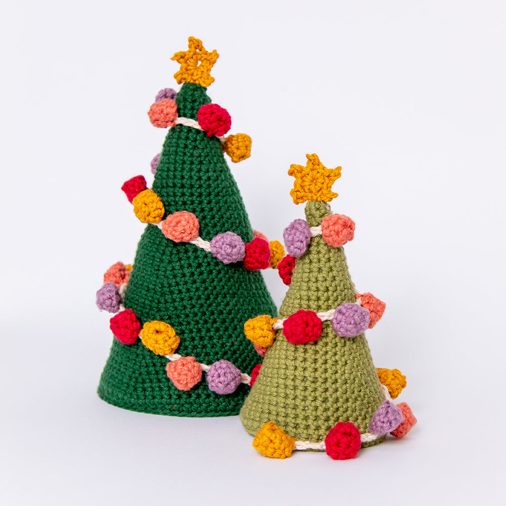 Paintbox Yarns Tis the Season Christmas Trees Crochet Pattern