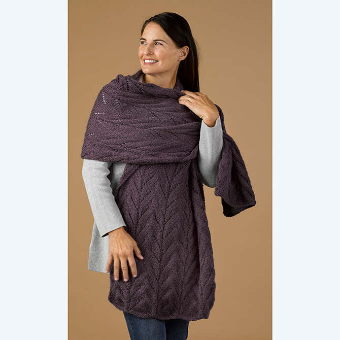 Stacy Charles Fine Yarns Padma Wrap Knitting Pattern