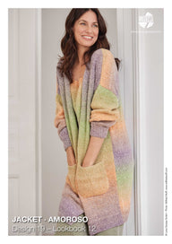 Lana Grossa 19 Jacket Cardigan Knitting Pattern