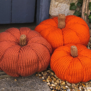 Deramores Pumpkin Decoration Knitting Pattern