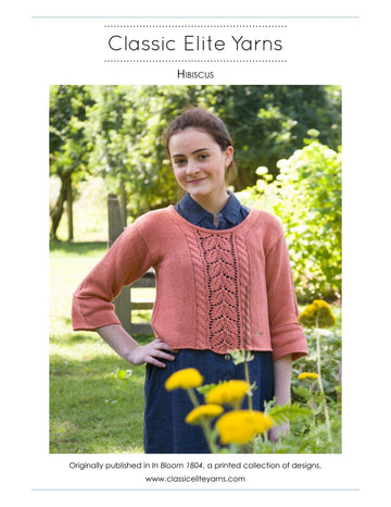 Classic Elite Yarns Hibicus Jumper Knitting Pattern
