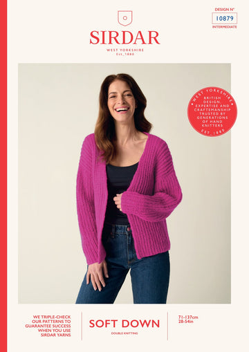 Fluffy Little Cardigan Knitting Pattern