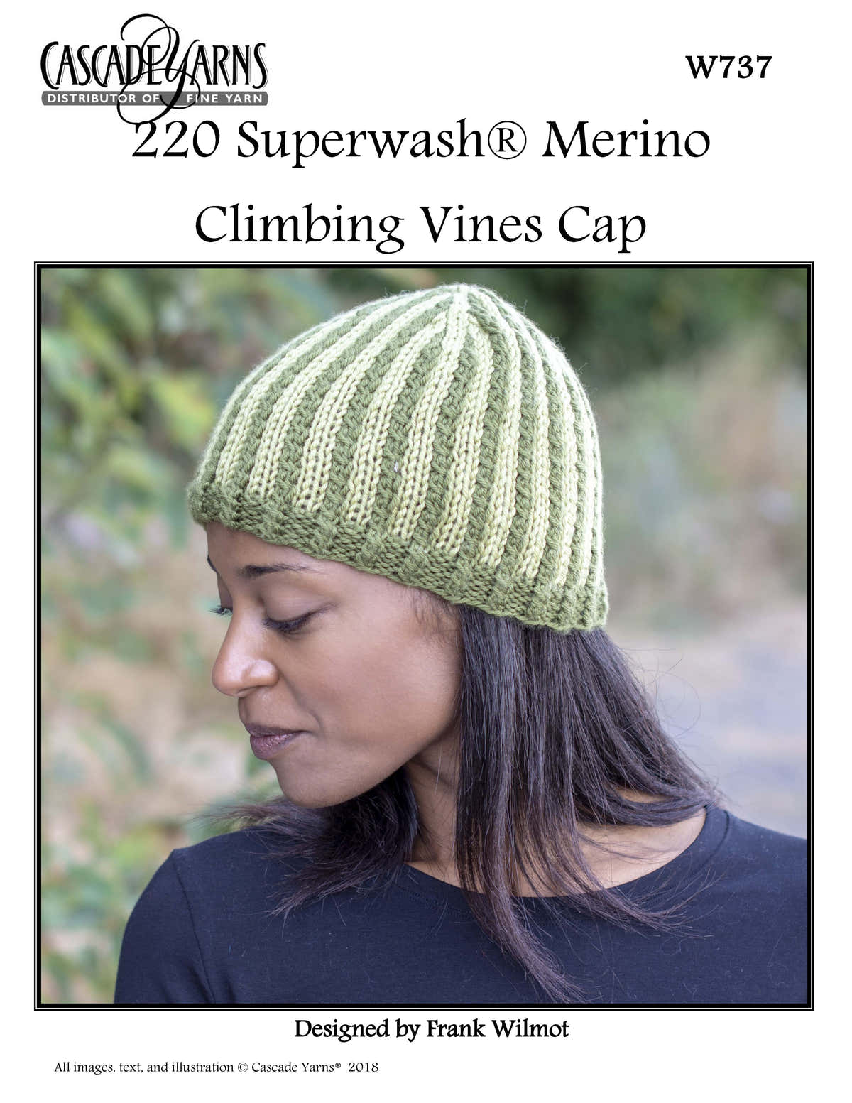 Climbing Vines Cap in Cascade Yarns 220 Superwash Merino - Free