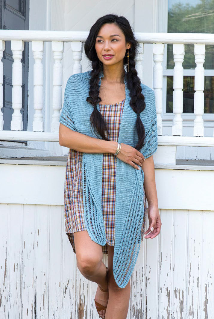 Delphin Shawl Wrap Knitting Pattern