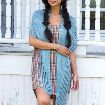 Delphin Shawl Wrap Knitting Pattern