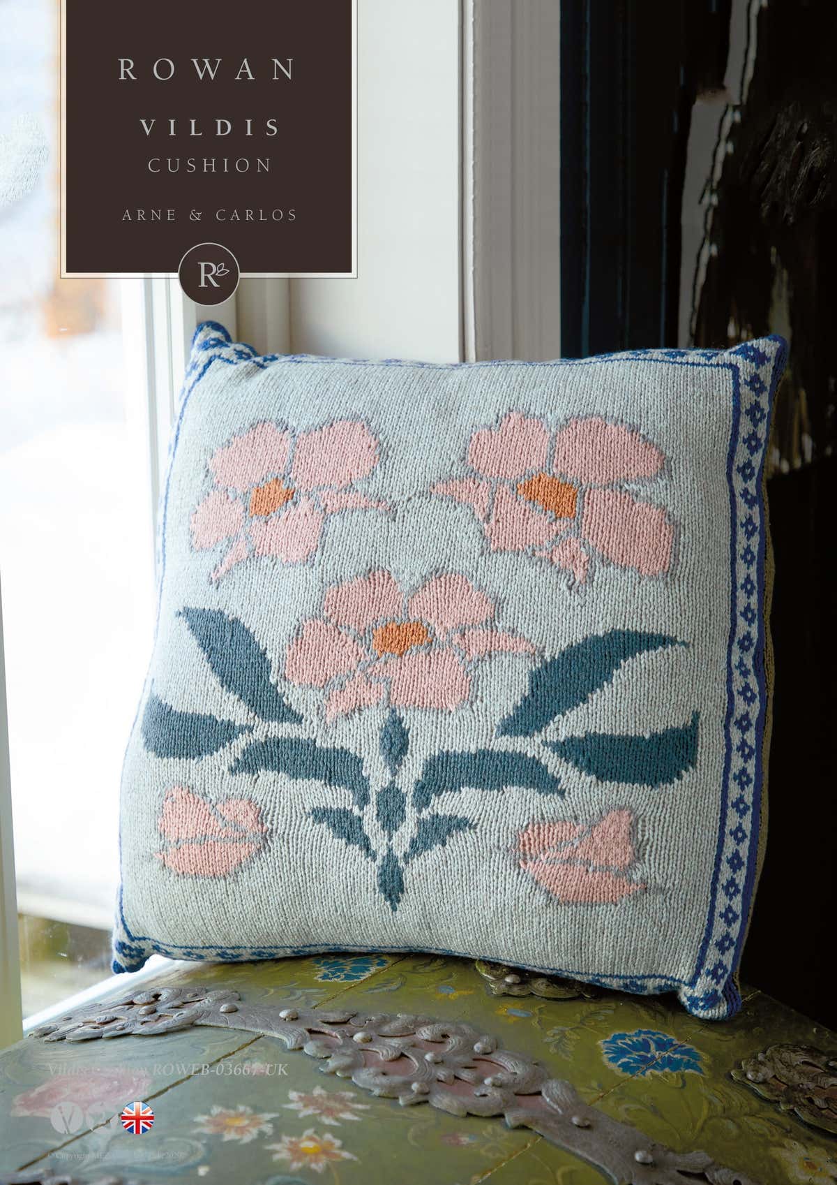 Rowan Vildis Cushion Homeware Knitting Pattern