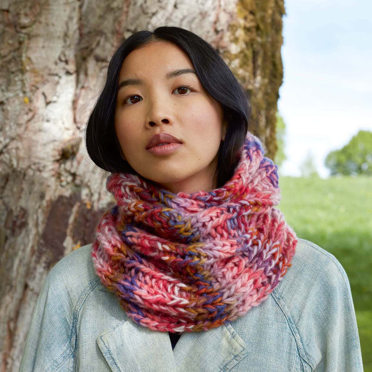 Lang PTO45-10 Cowl Knitting Pattern
