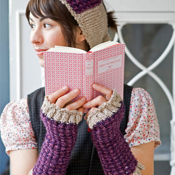 Huxley Headband & Gloves in Berroco Blackstone Tweed PDF (Free)