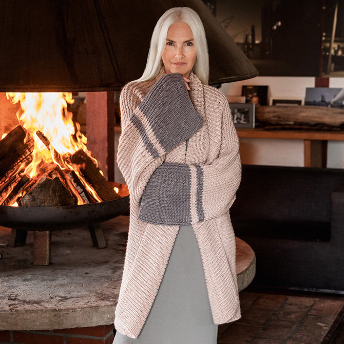 Lana Grossa 48 Jacket Coat Knitting Pattern