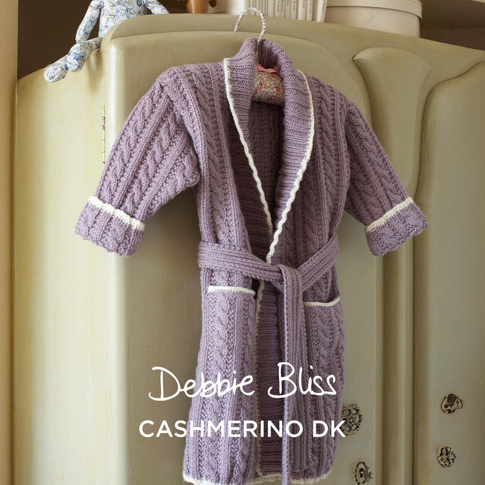 Debbie Bliss My First Dressing Gown Knitting Pattern