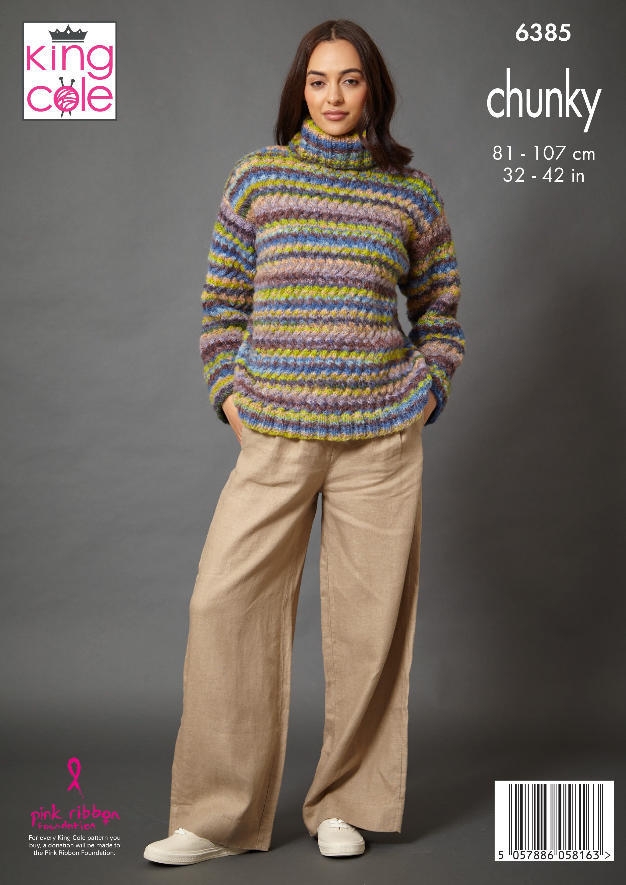 Sweater and Tank Top in King Cole Flair Chunky - 6385 - Leaflet