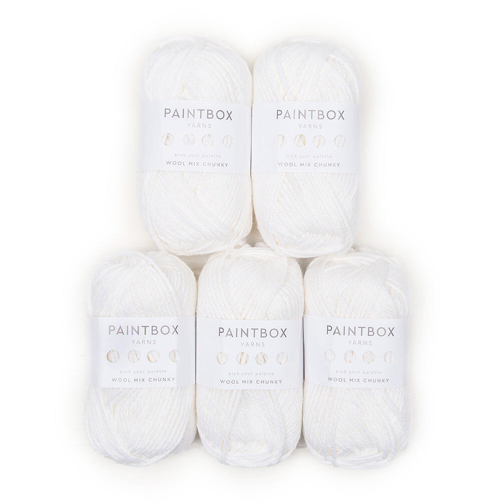 Paintbox Yarns Wool Mix Chunky 5 Ball Value Pack Yarn - Wool Chunky