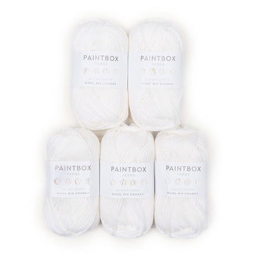 Paintbox Yarns Wool Mix Chunky 5 Ball Value Pack Yarn - Wool Chunky