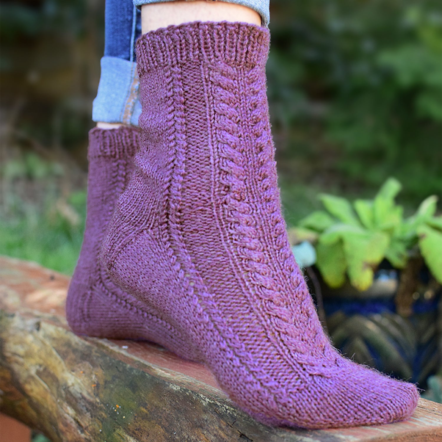 Skacel Beatroot Socks Knitting Pattern
