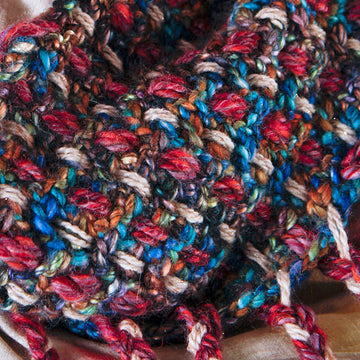 Prokop Cowl in Berroco Borealis, Blackstone Tweed Metallic & Campus Chunky (Free)