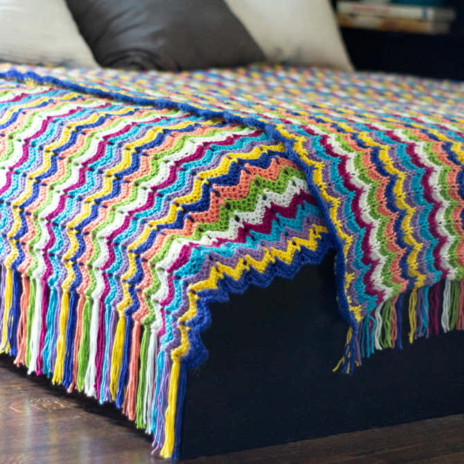 Universal Yarn Colorbloom Afghan Kit