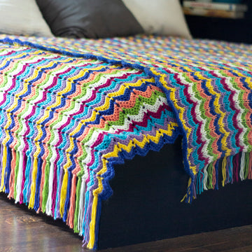 Universal Yarn Colorbloom Afghan Kit