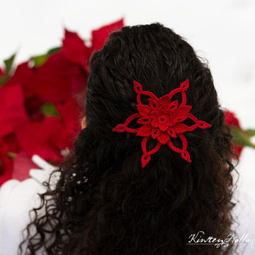 Pretty Poinsettia Ornament