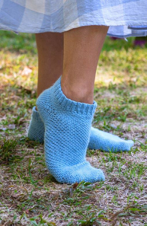 Bocce & Hide and Seek Socks Crochet Pattern