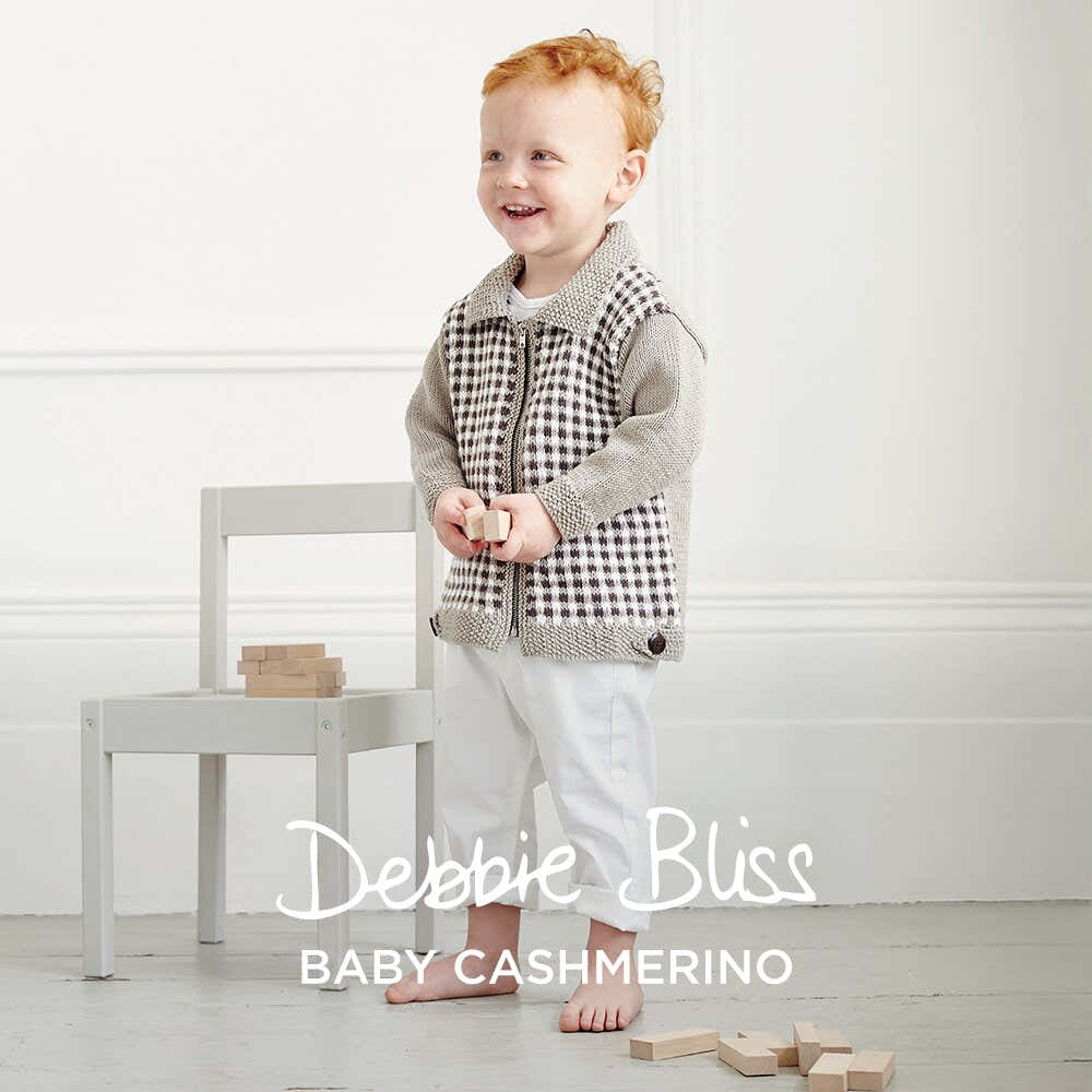 Debbie Bliss Gingham Jacket Knitting Pattern
