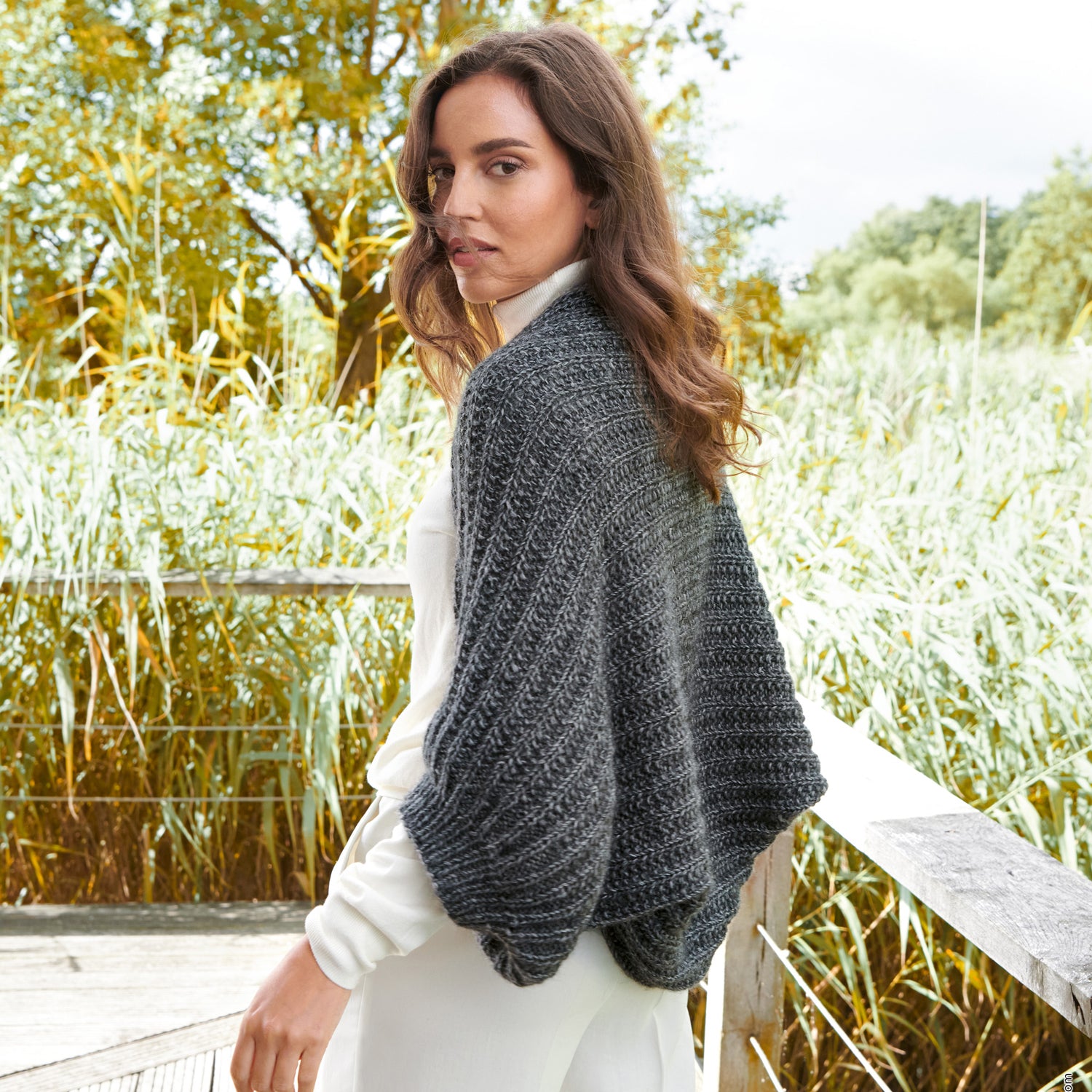 Lana Grossa Shrug Cardigan Knitting Pattern