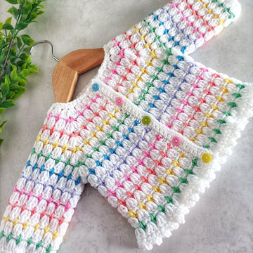 Rainbow Drops Cardigan