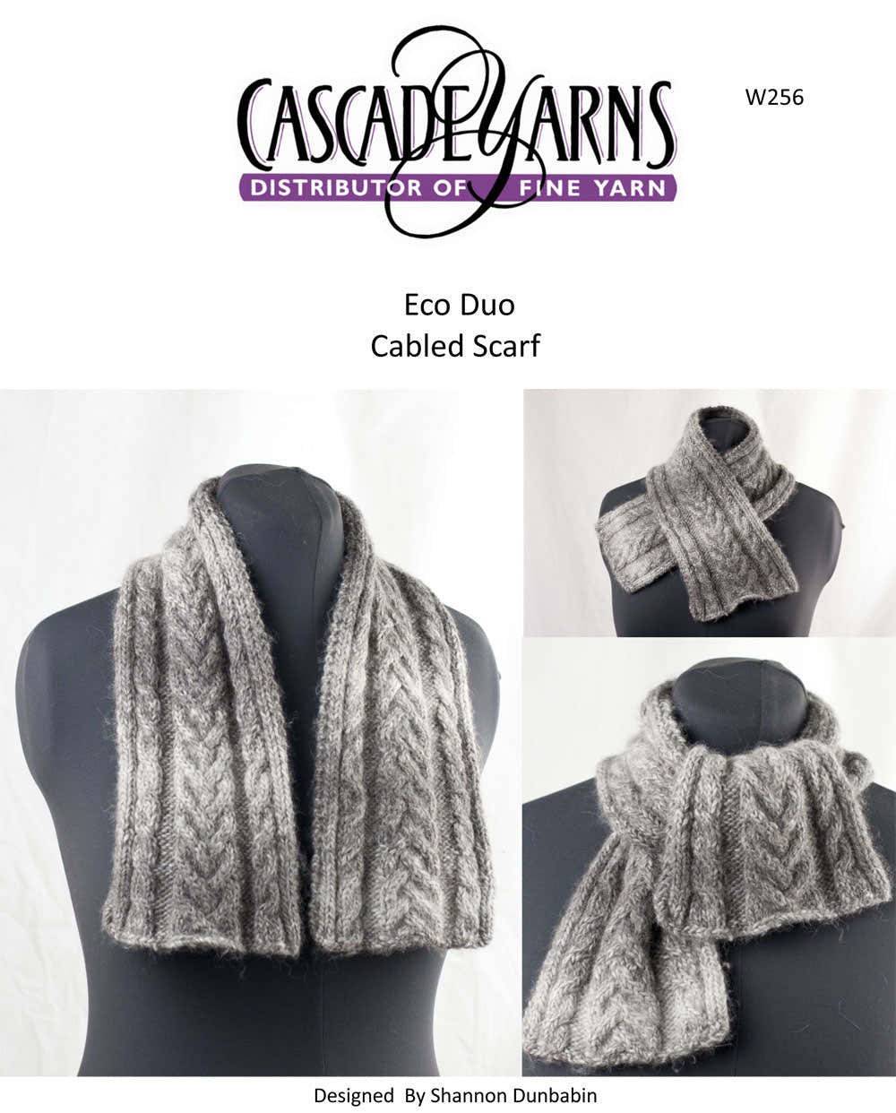 Cabled Scarf Knitting Pattern
