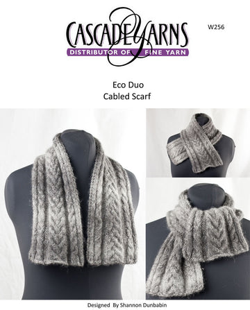 Cabled Scarf Knitting Pattern