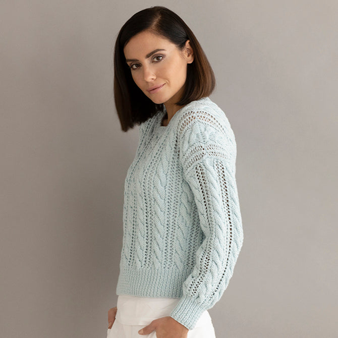 String Elizabeth Pullover Jumper Knitting Pattern